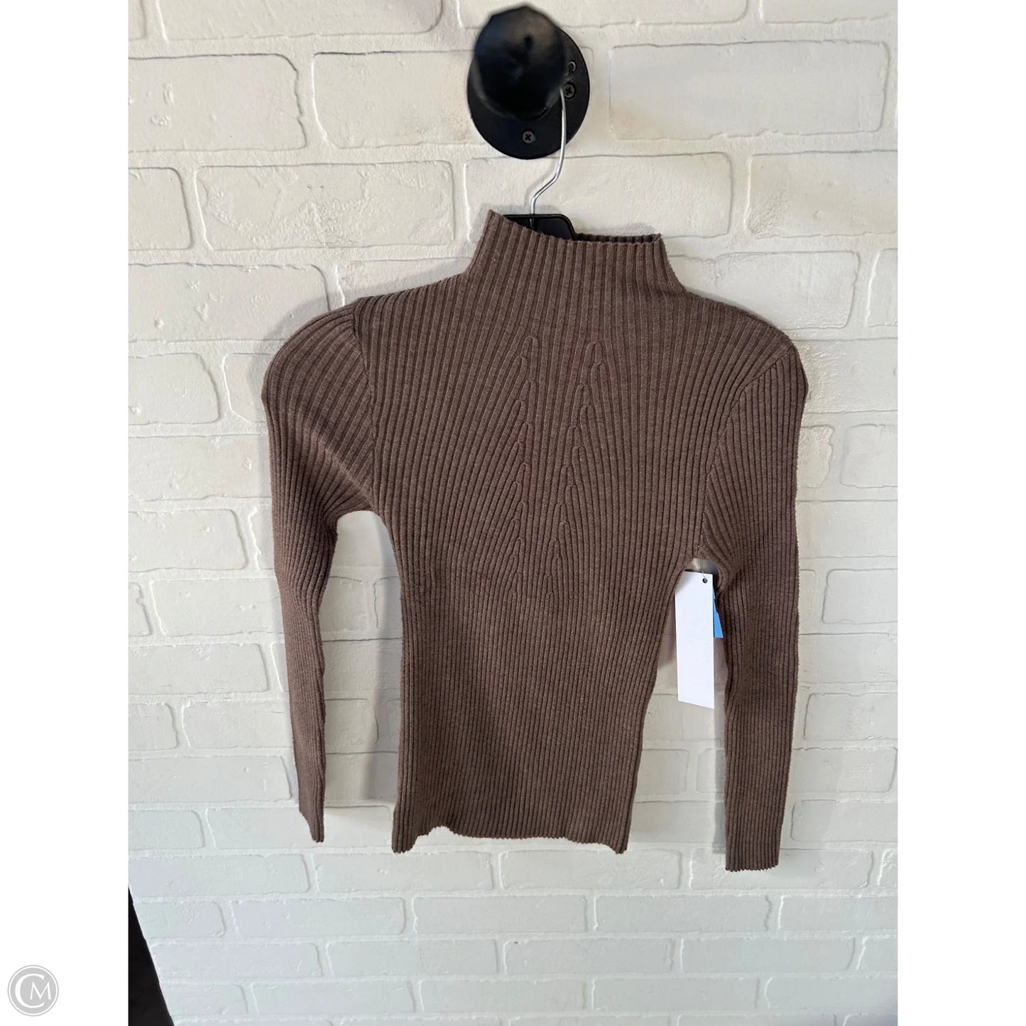 Top Long Sleeve By Bohme In Brown, Size: M