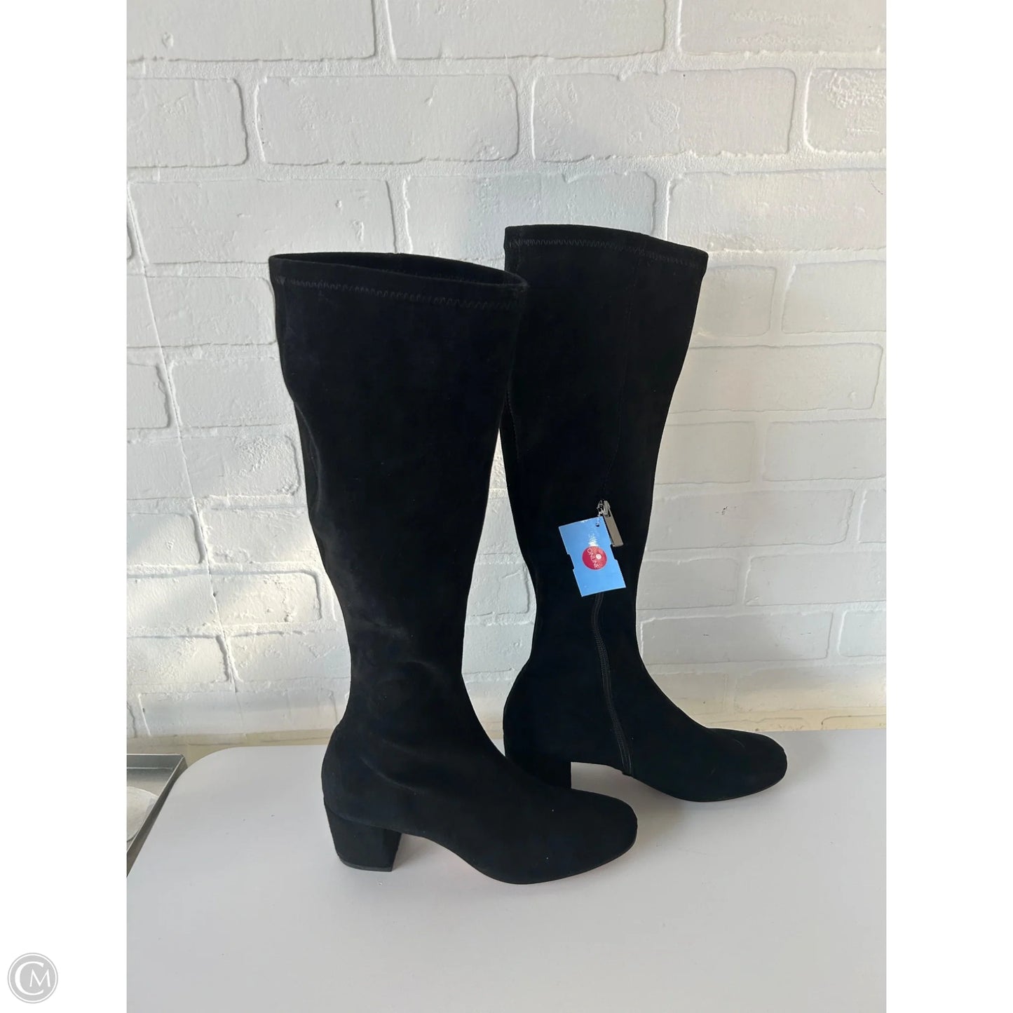 Boots Knee Heels By Cma In Black, Size: 8.5