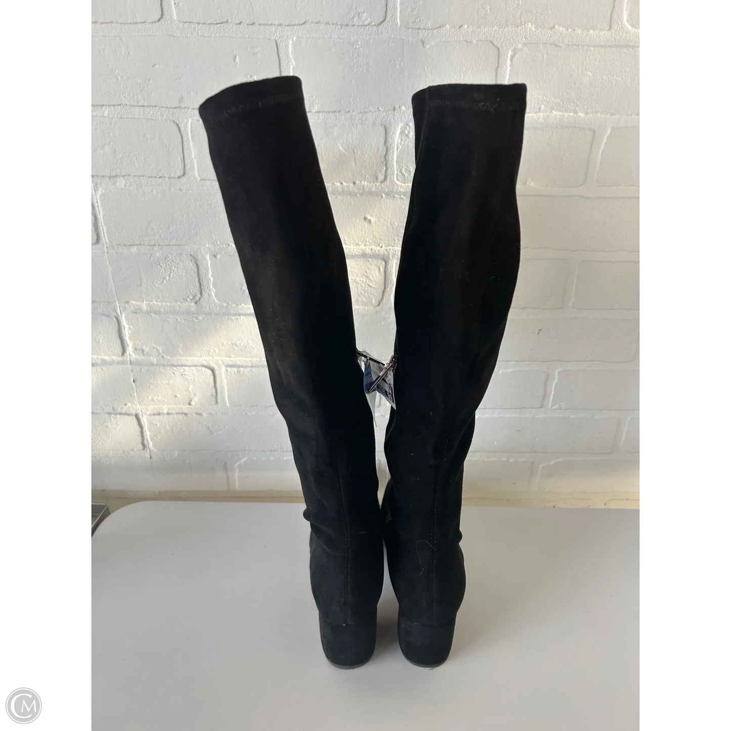 Boots Knee Heels By Cma In Black, Size: 8.5