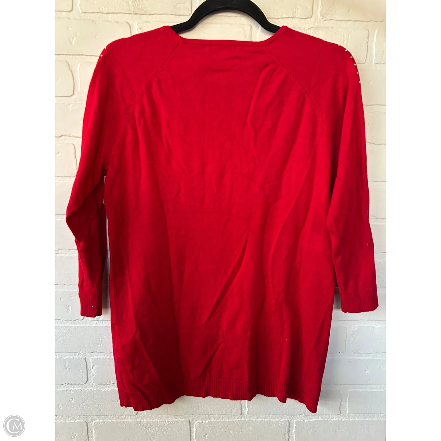 Sweater By Calvin Klein In Red, Size: M