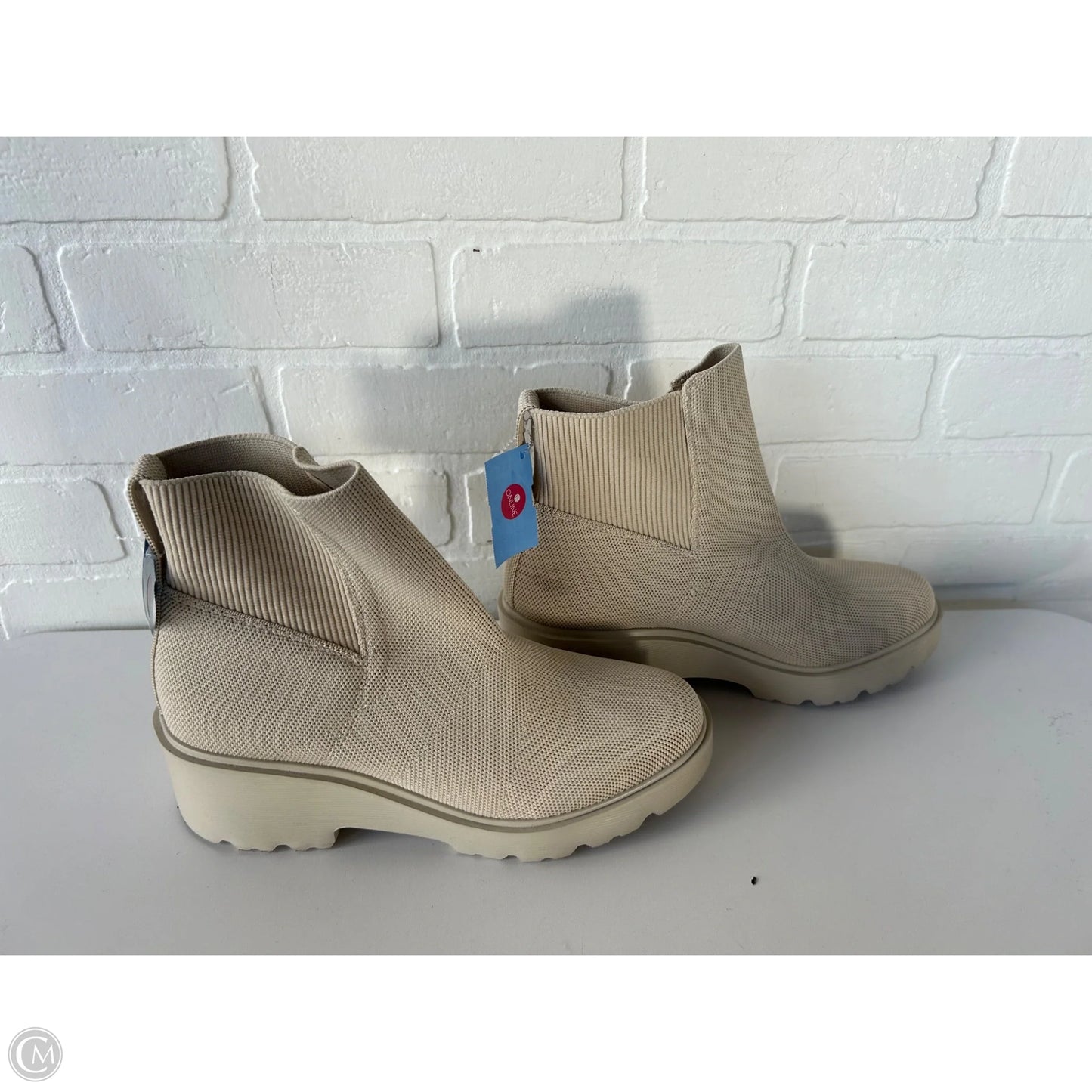 Boots Ankle Flats By Vivaia In Cream, Size: 8.5