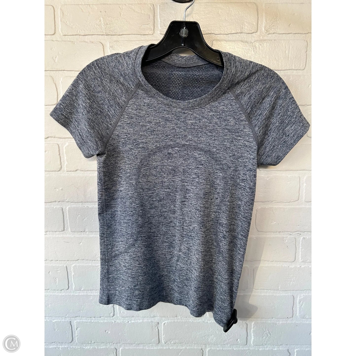 Athletic Top Short Sleeve By Lululemon In Blue, Size: S
