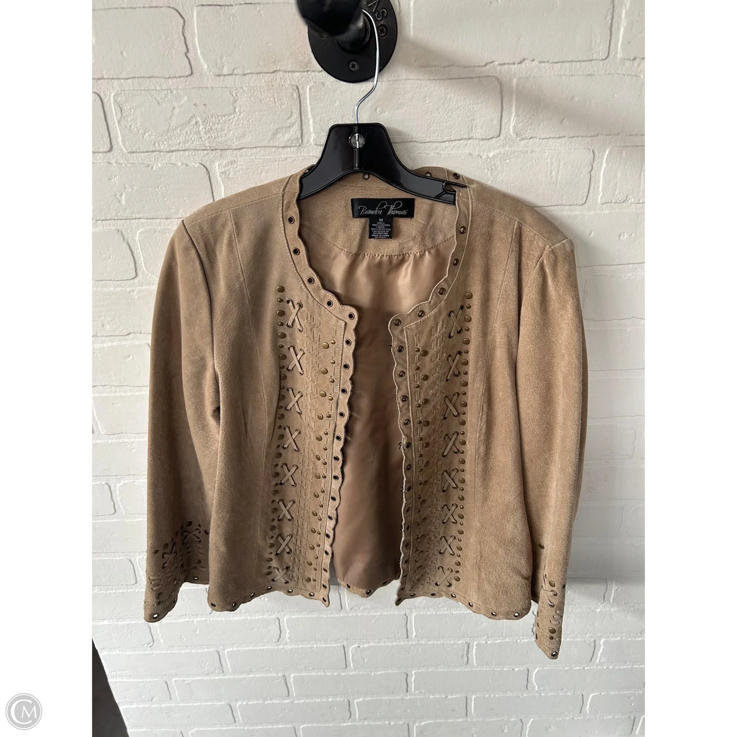 Jacket Other By Brandon Thomas In Tan, Size: M