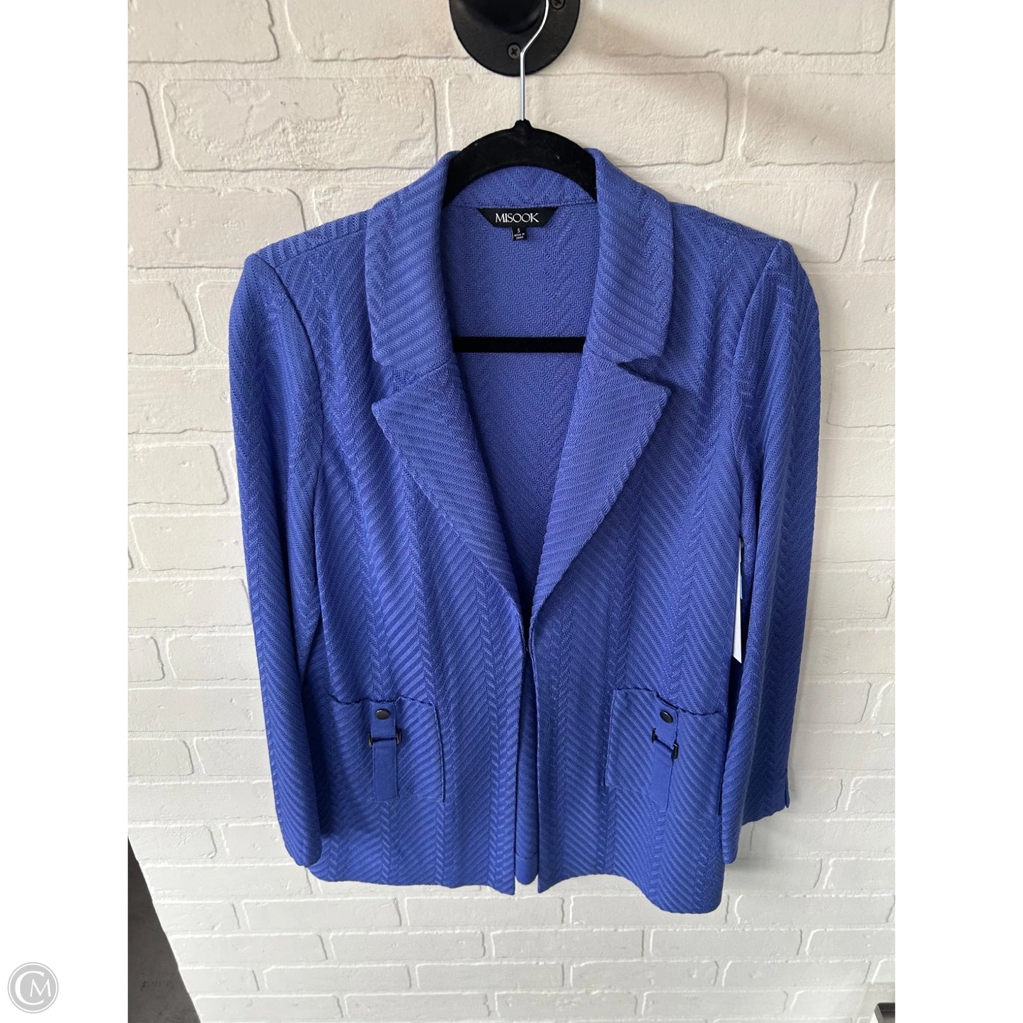 Sweater Cardigan By Misook In Purple, Size: S