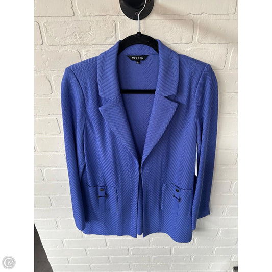 Sweater Cardigan By Misook In Purple, Size: S