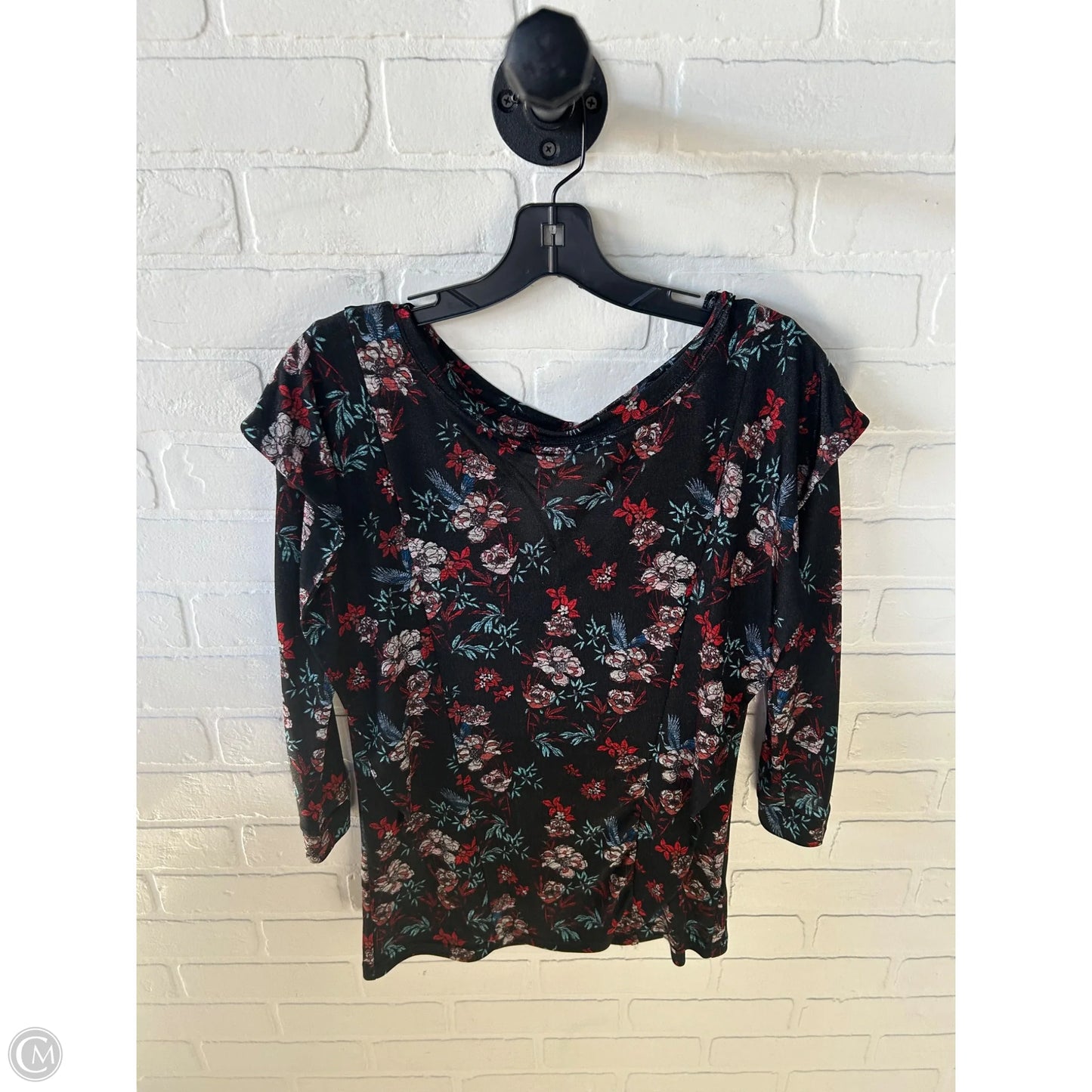 Top Long Sleeve By Free People In Black, Size: S