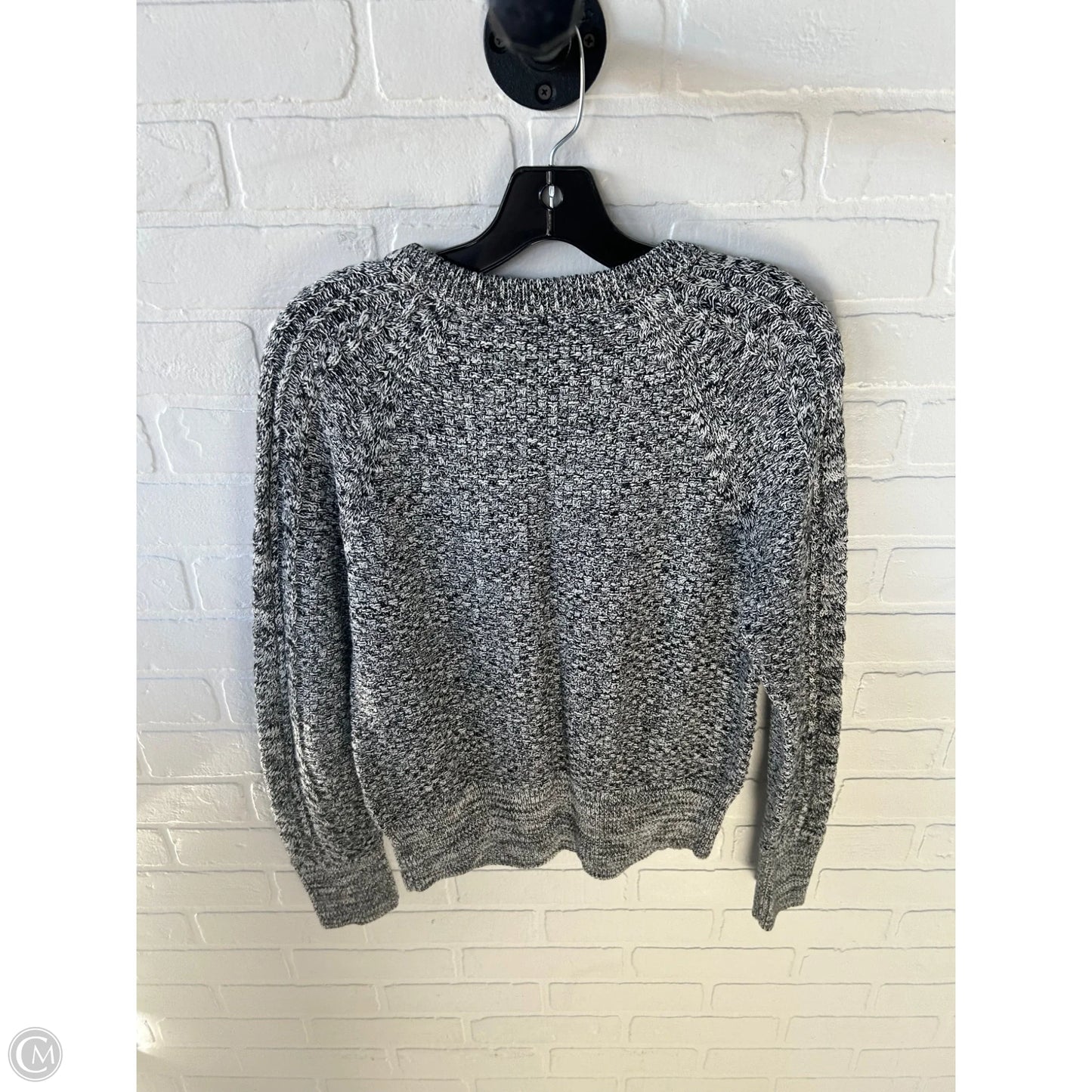 Sweater By Gap In Black & White, Size: M