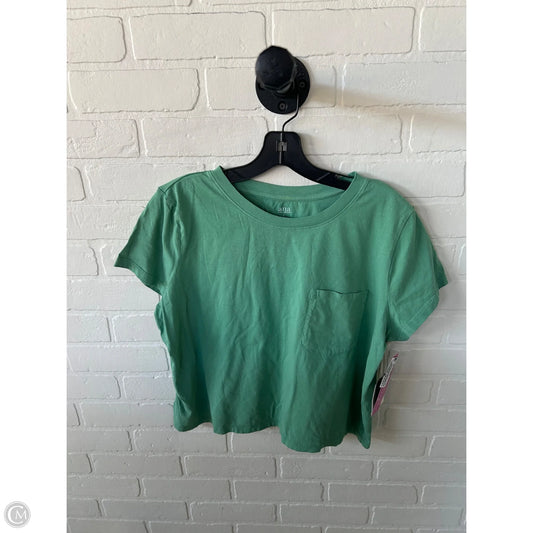 Top Short Sleeve Basic By Ana In Green, Size: L
