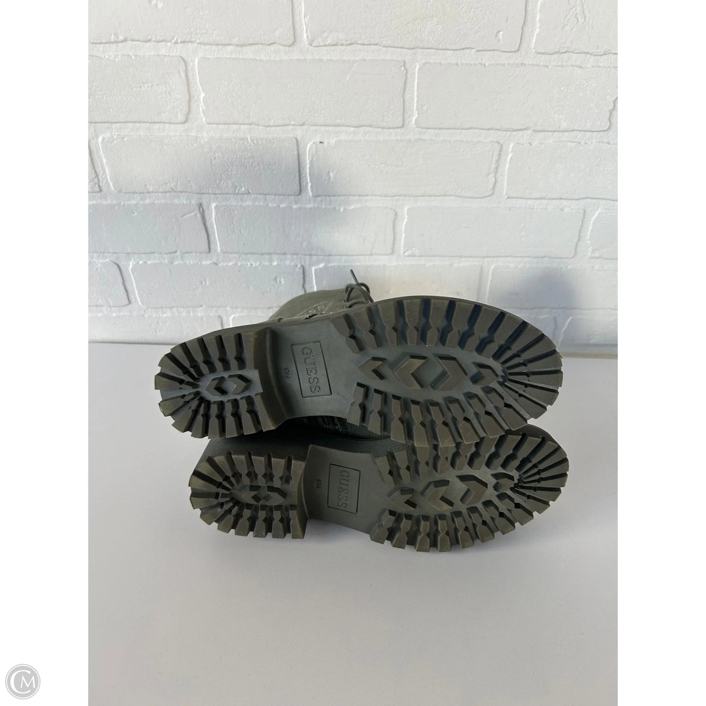 Boots Ankle Flats By Guess In Green, Size: 10