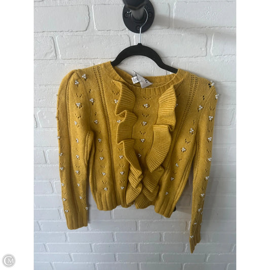 Sweater By Industry In Yellow, Size: S