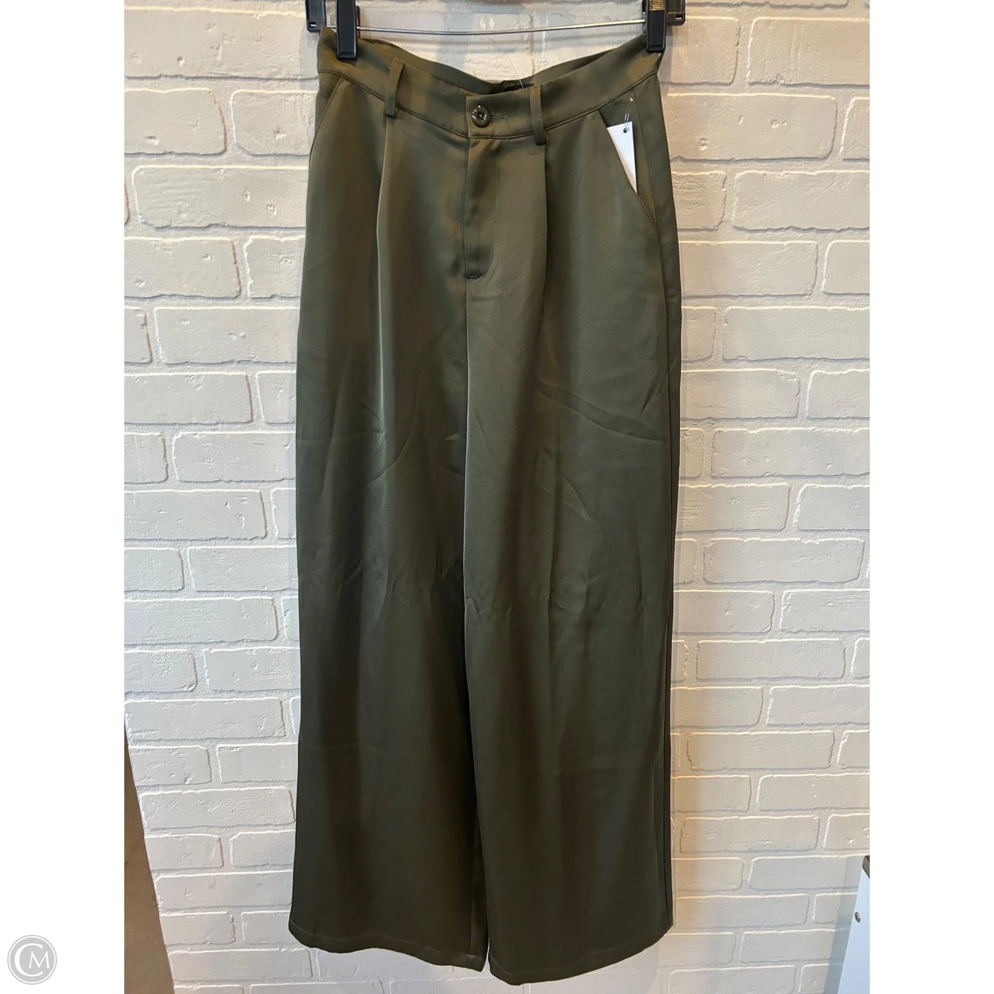 Pants Wide Leg By Cmc In Green, Size: 4