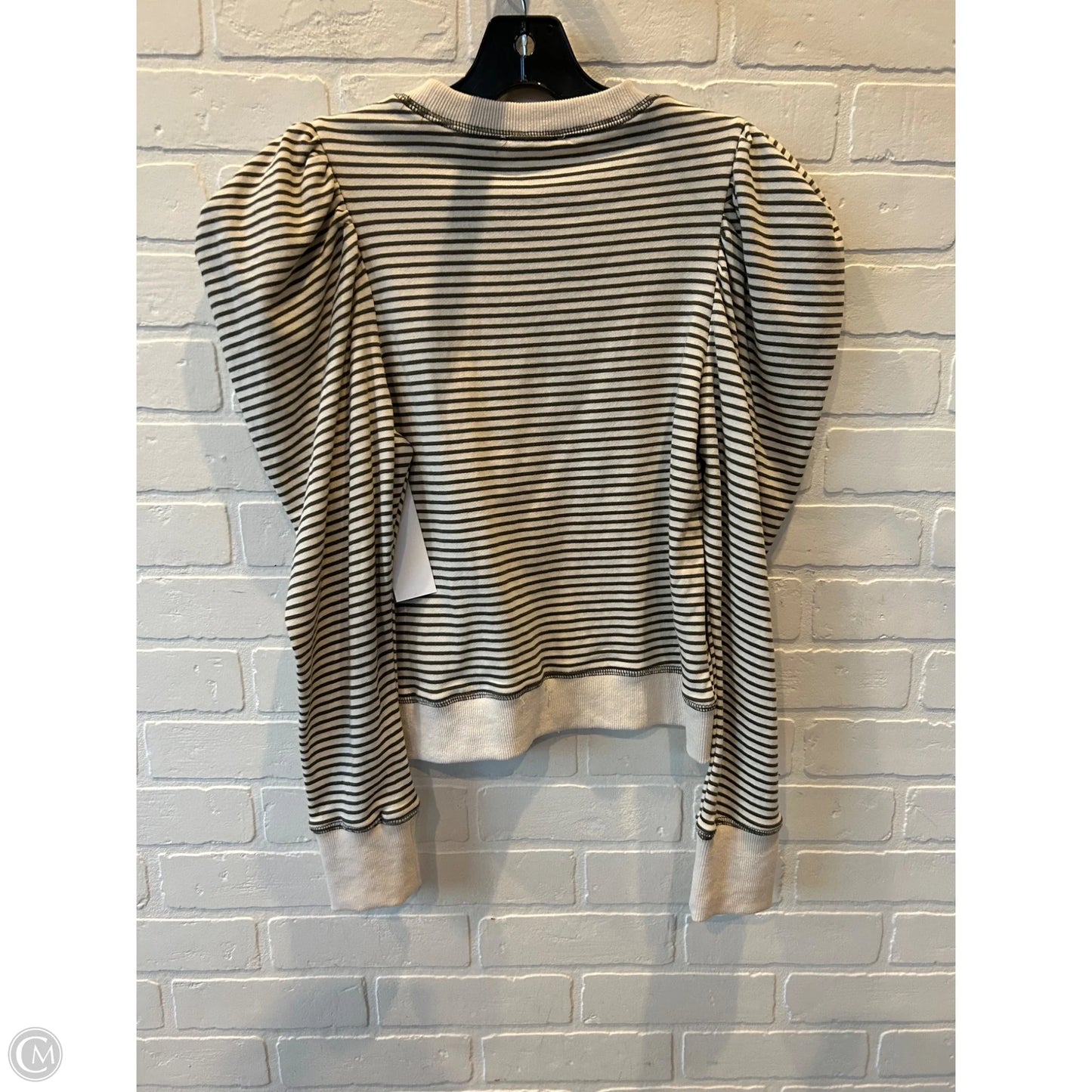 Lounge Set Pants By By The River In Cream & Green, Size: S