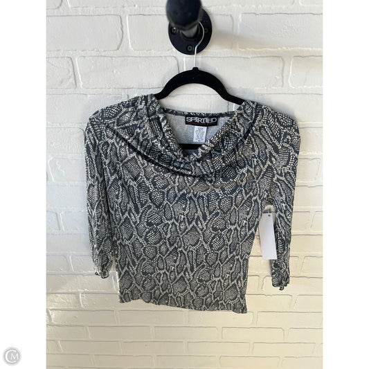 Top 3/4 Sleeve By Clothes Mentor In Grey, Size: Xs