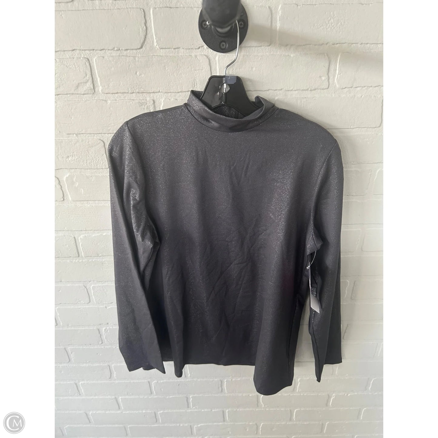Top Long Sleeve By Susan Graver In Grey, Size: S