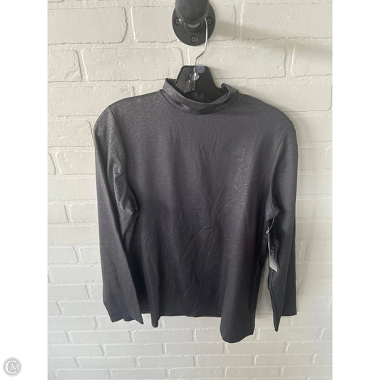 Top Long Sleeve By Susan Graver In Grey, Size: S