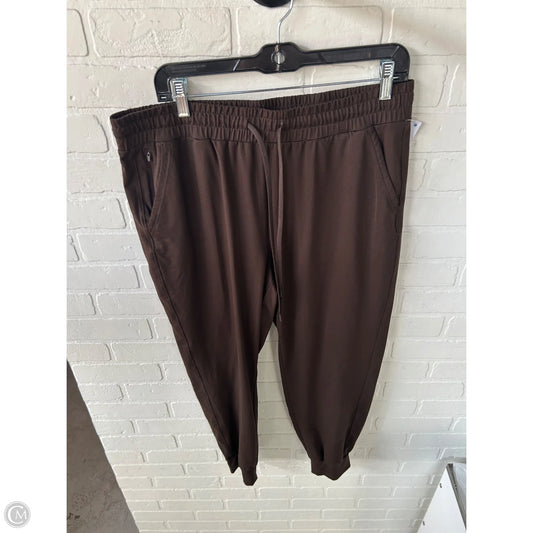 Athletic Pants By Zella In Brown, Size: 12