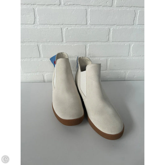 Boots Ankle Heels By Sorel In Cream, Size: 8