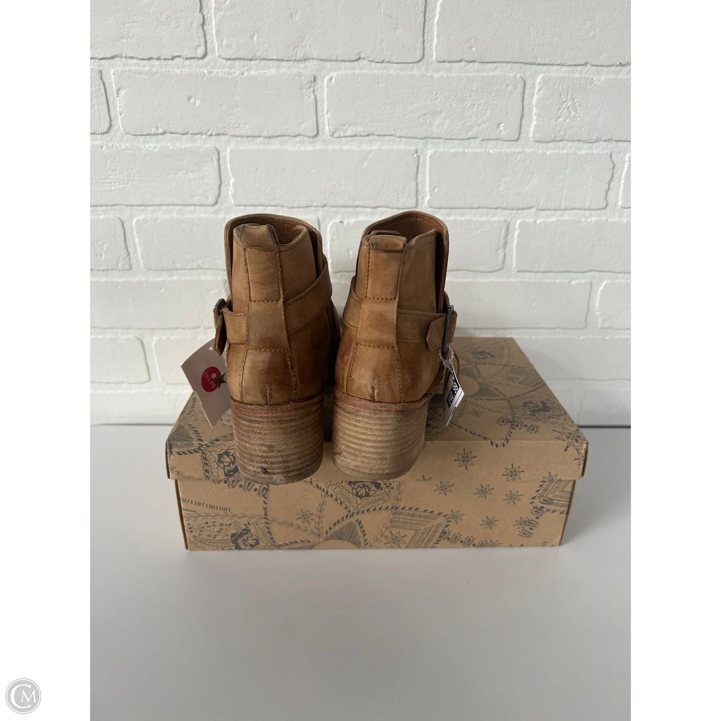 Boots Ankle Heels By Free People In Brown, Size: 8.5