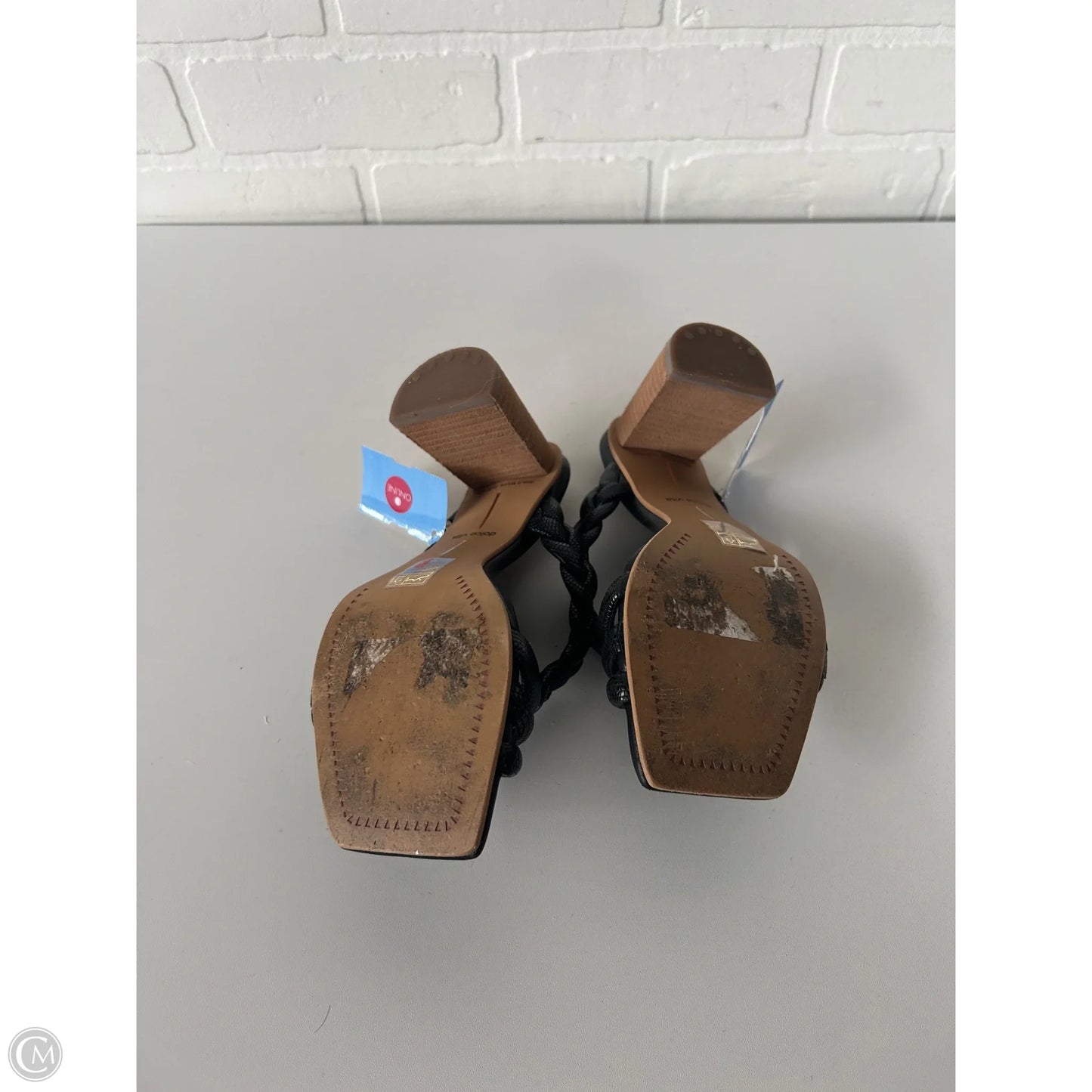 Sandals Heels Block By Dolce Vita In Black, Size: 6