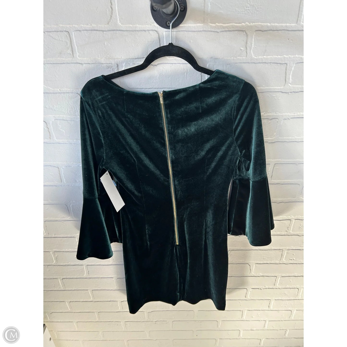 Dress Party Short By Calvin Klein In Green, Size: S