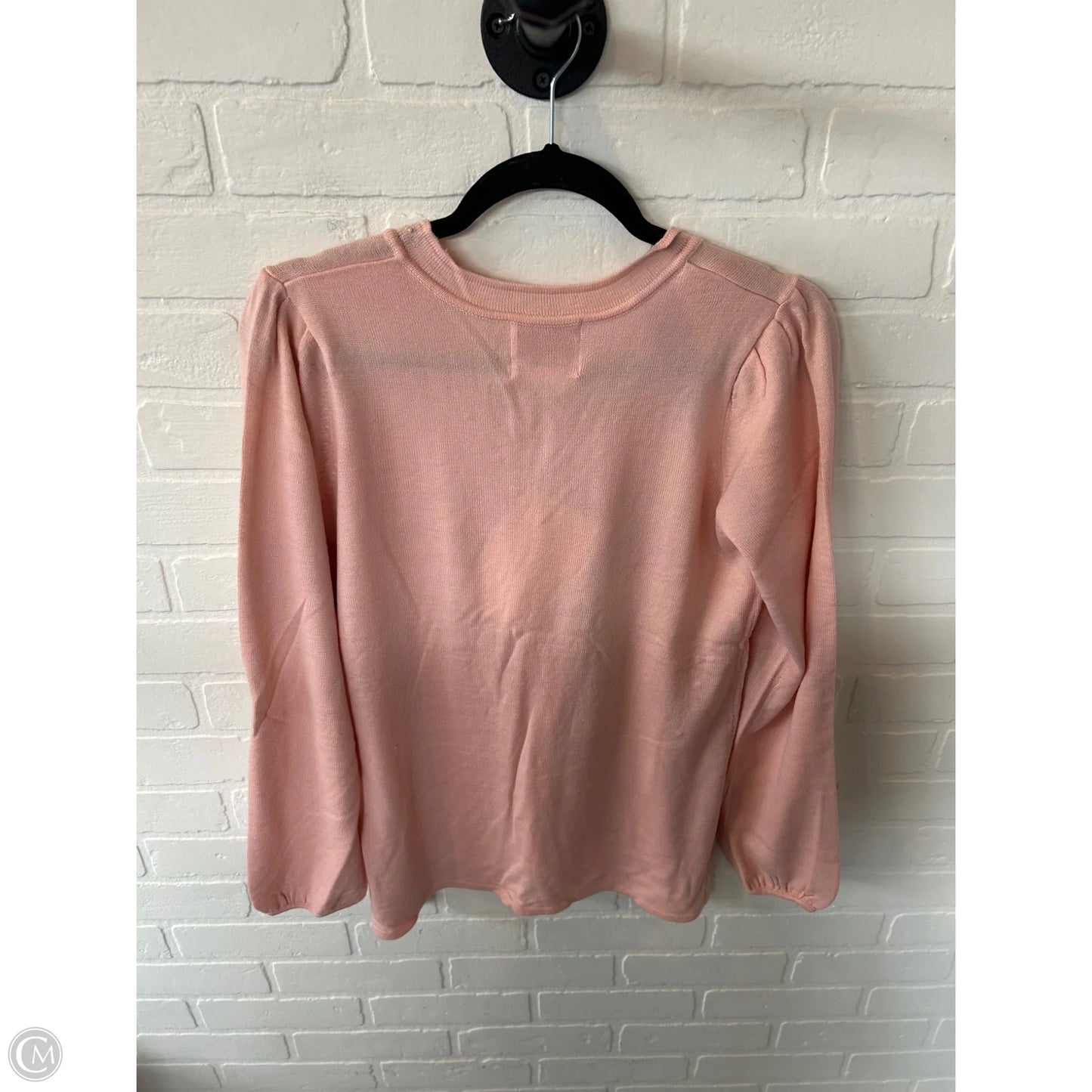 Sweater By Quaker Factory In Peach, Size: Xs