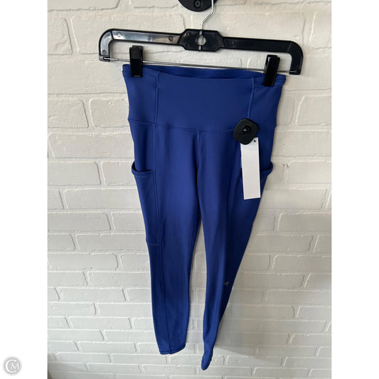 Athletic Leggings By Lululemon In Blue, Size: 2