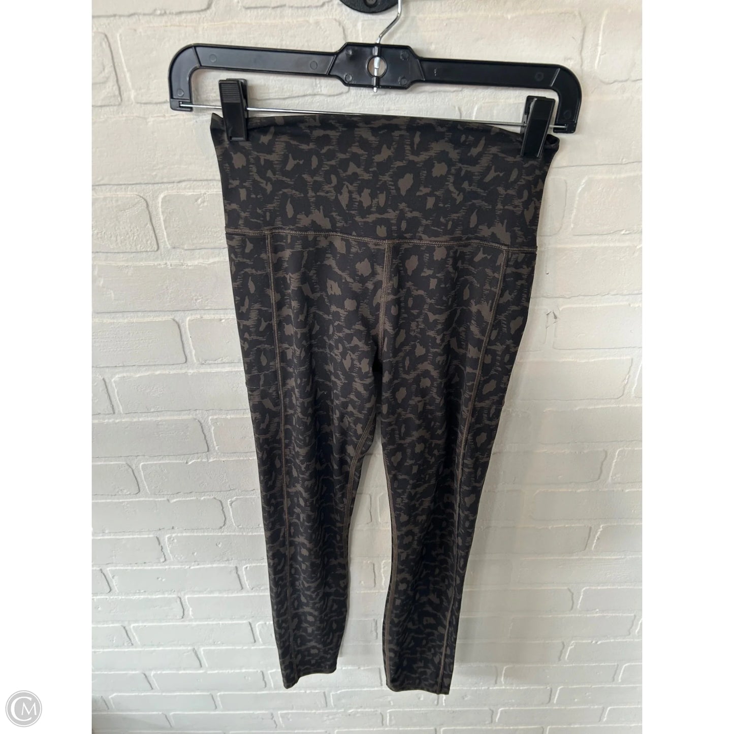 Athletic Leggings By Vuori In Black & Brown, Size: 0