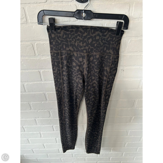 Athletic Leggings By Vuori In Black & Brown, Size: 0