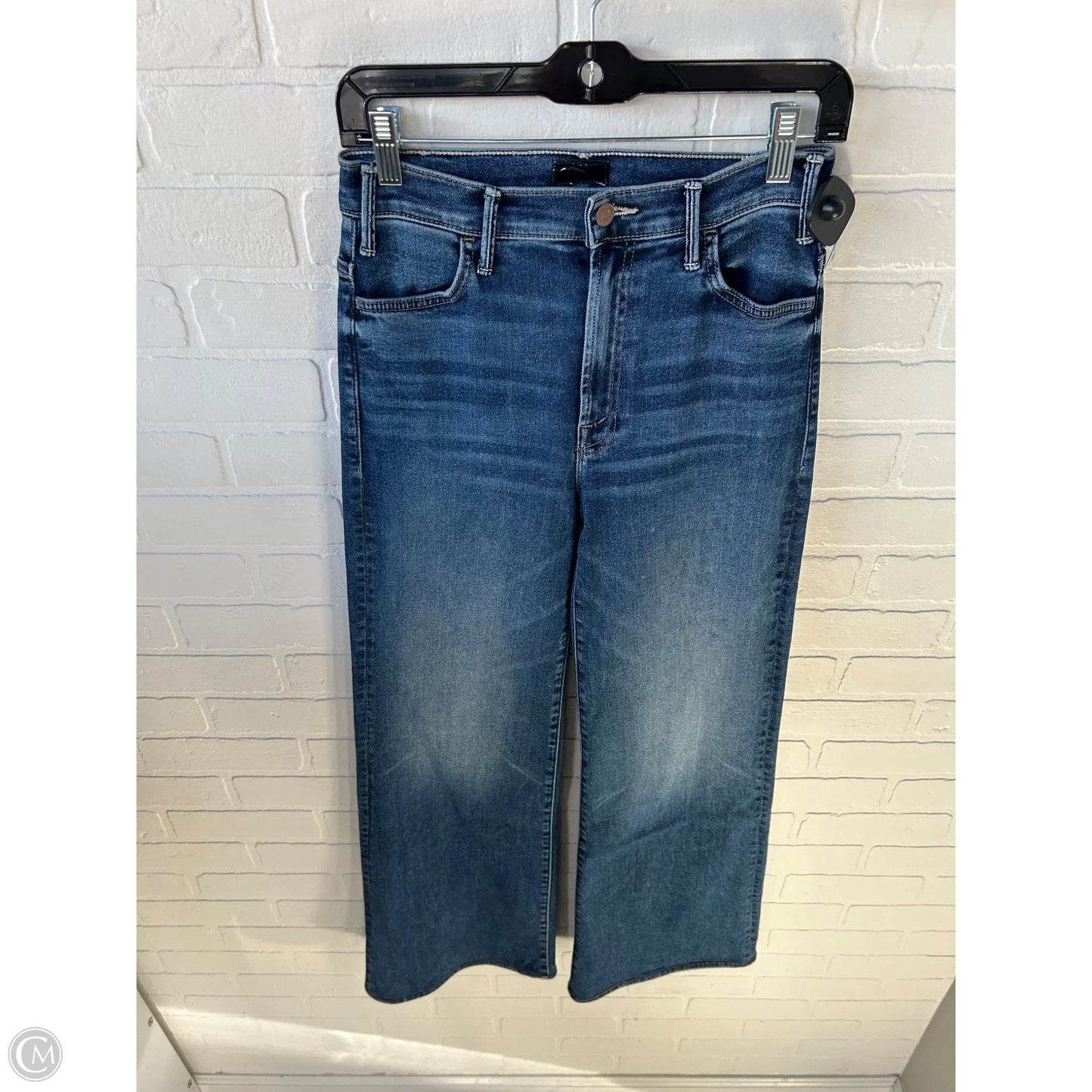Jeans Flared By Mother In Blue Denim, Size: 4