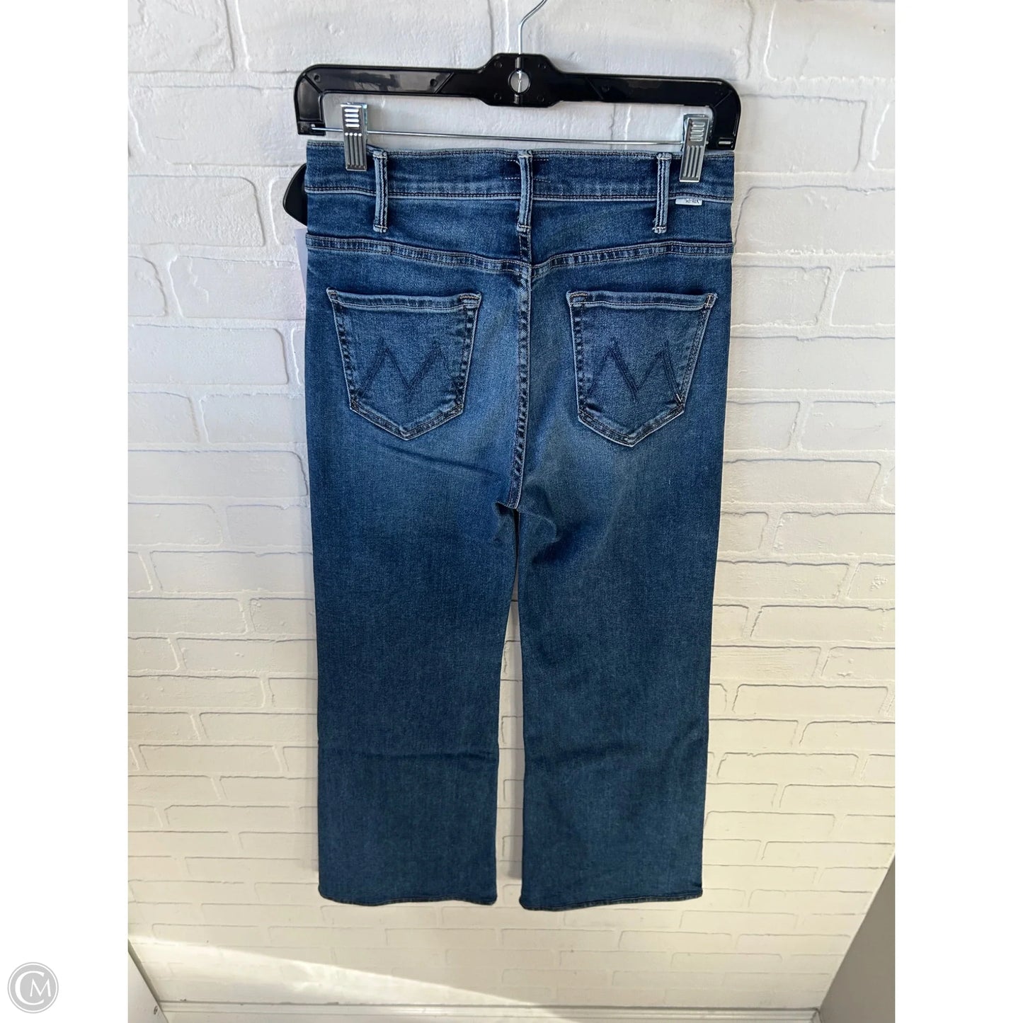 Jeans Flared By Mother In Blue Denim, Size: 4