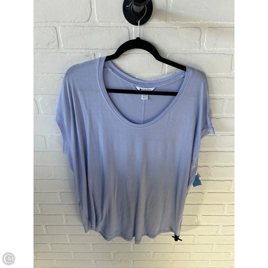 Athletic Top Short Sleeve By Athleta In Blue, Size: Xl