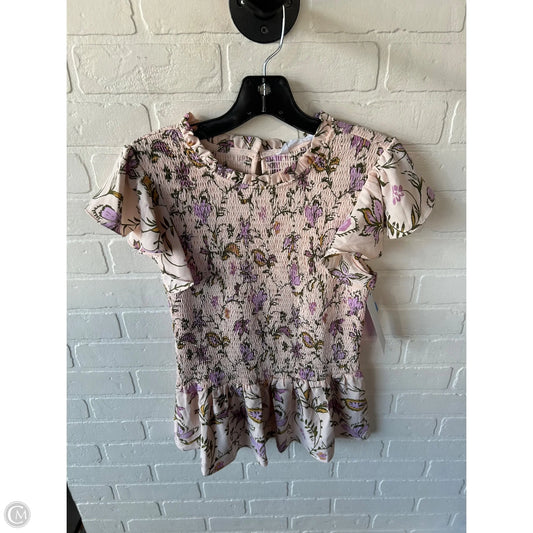 Top Short Sleeve By Market & Spruce In Pink, Size: M