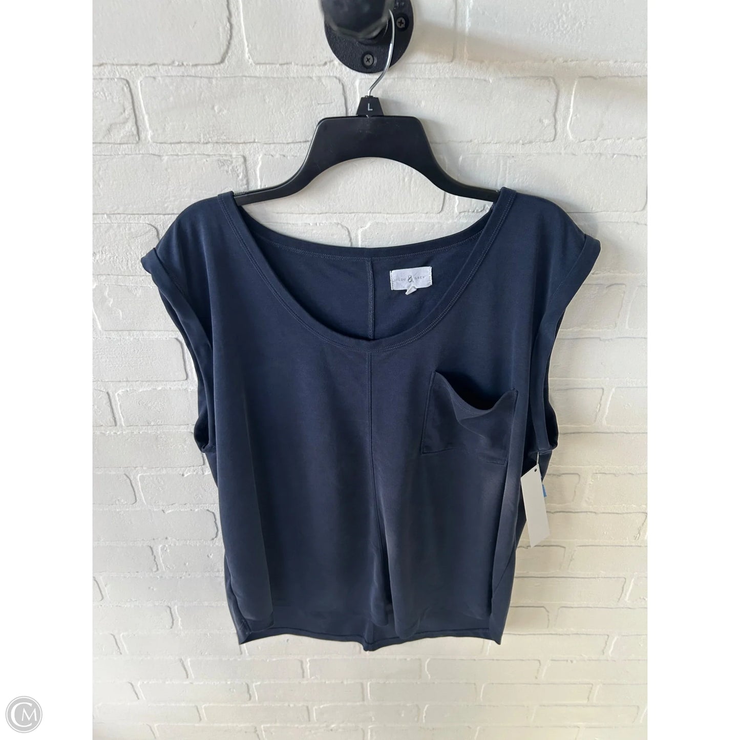Top Sleeveless By Lou And Grey In Blue, Size: Xl