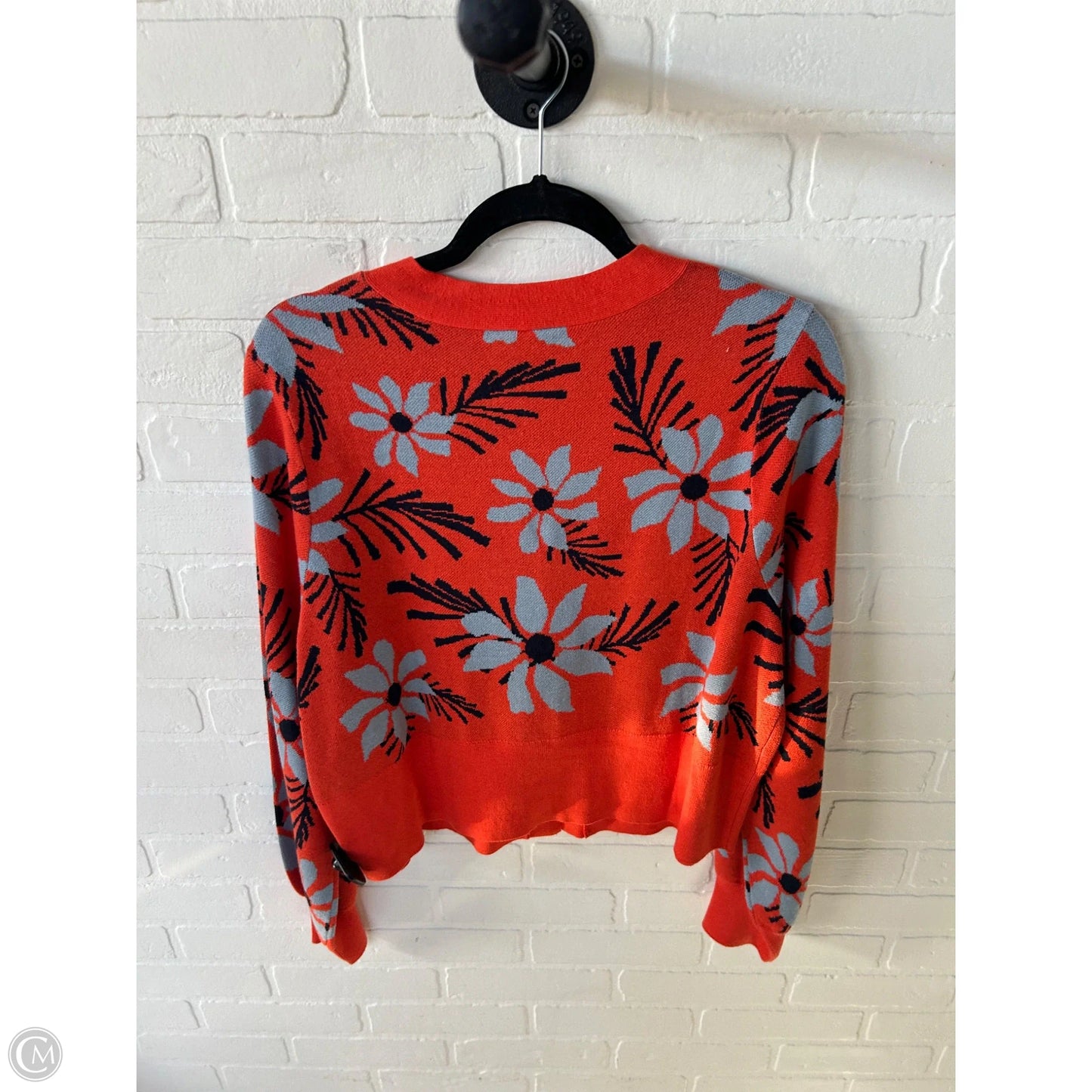 Sweater Cardigan By Cabi In Orange, Size: Xl