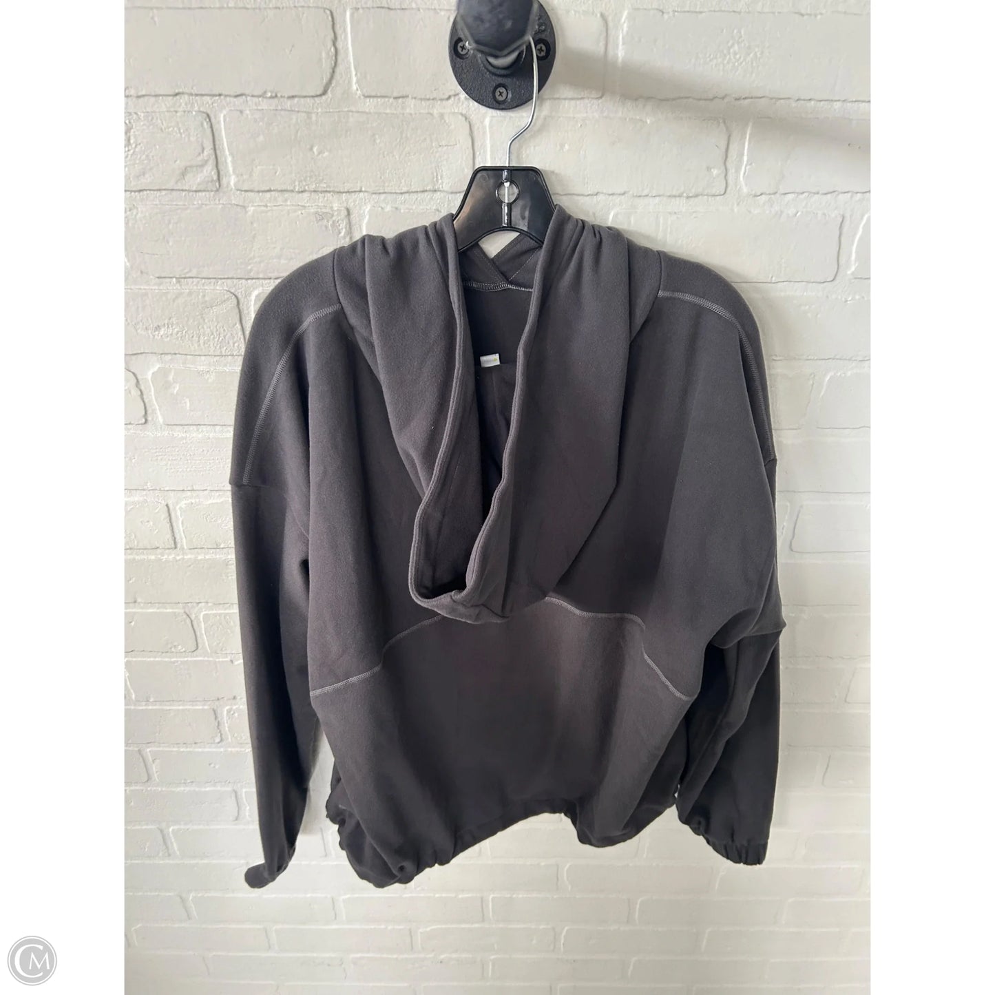 Sweatshirt Hoodie By Zella In Grey, Size: L