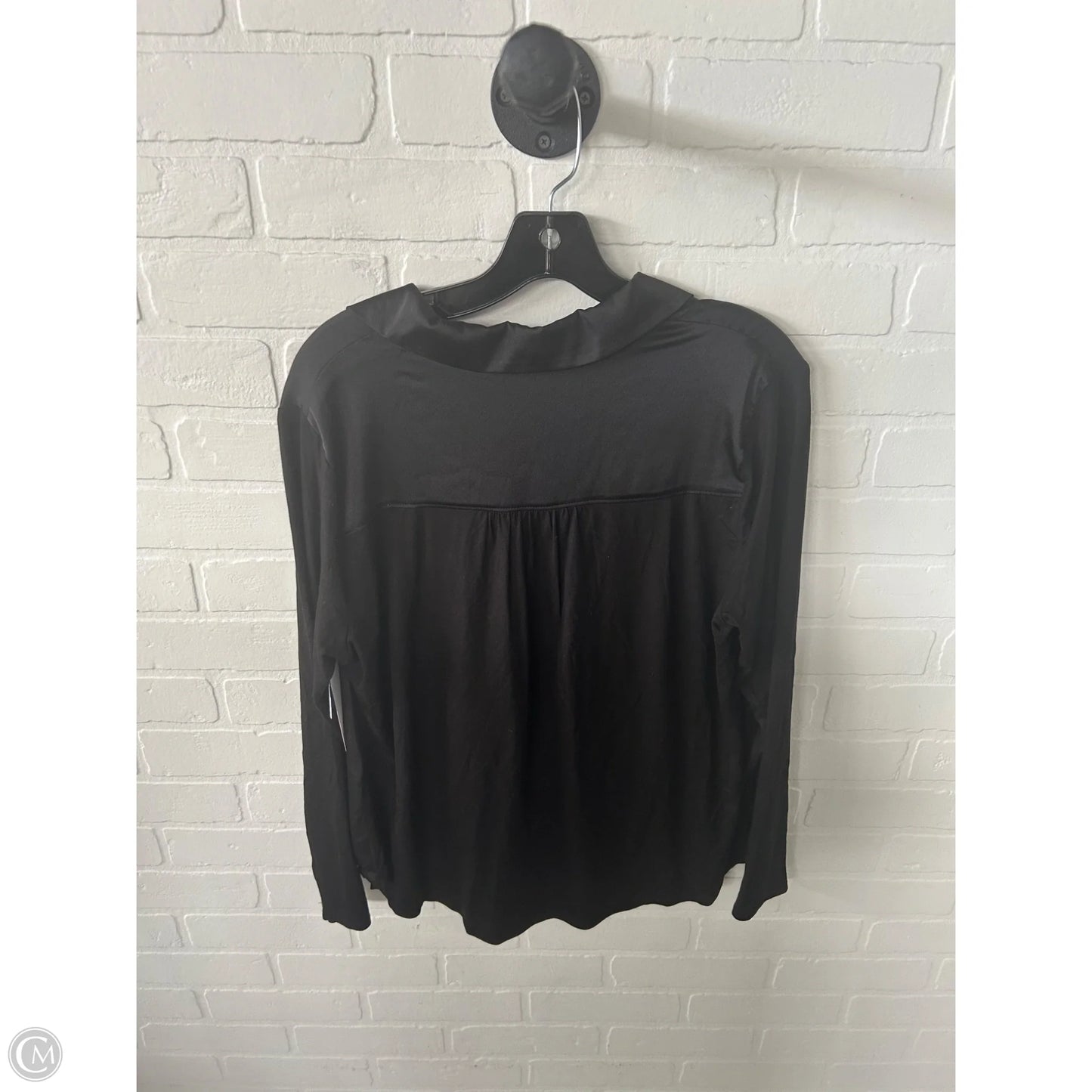 Top Long Sleeve By White House Black Market In Black, Size: L
