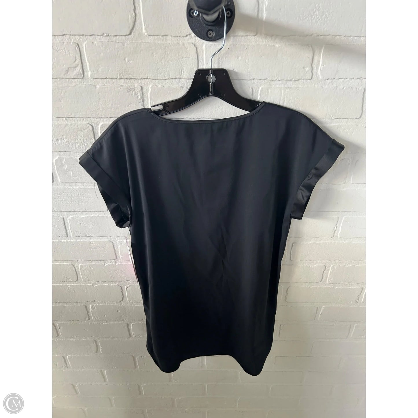 Top Short Sleeve By Express In Black, Size: S