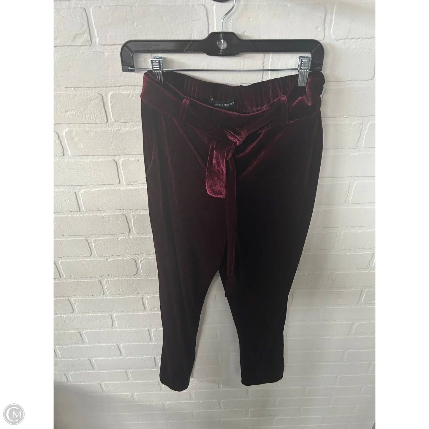 Pants Other By Jules & Leopold In Maroon, Size: 4
