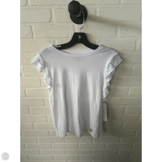 Top Short Sleeve By Michael By Michael Kors In White, Size: M