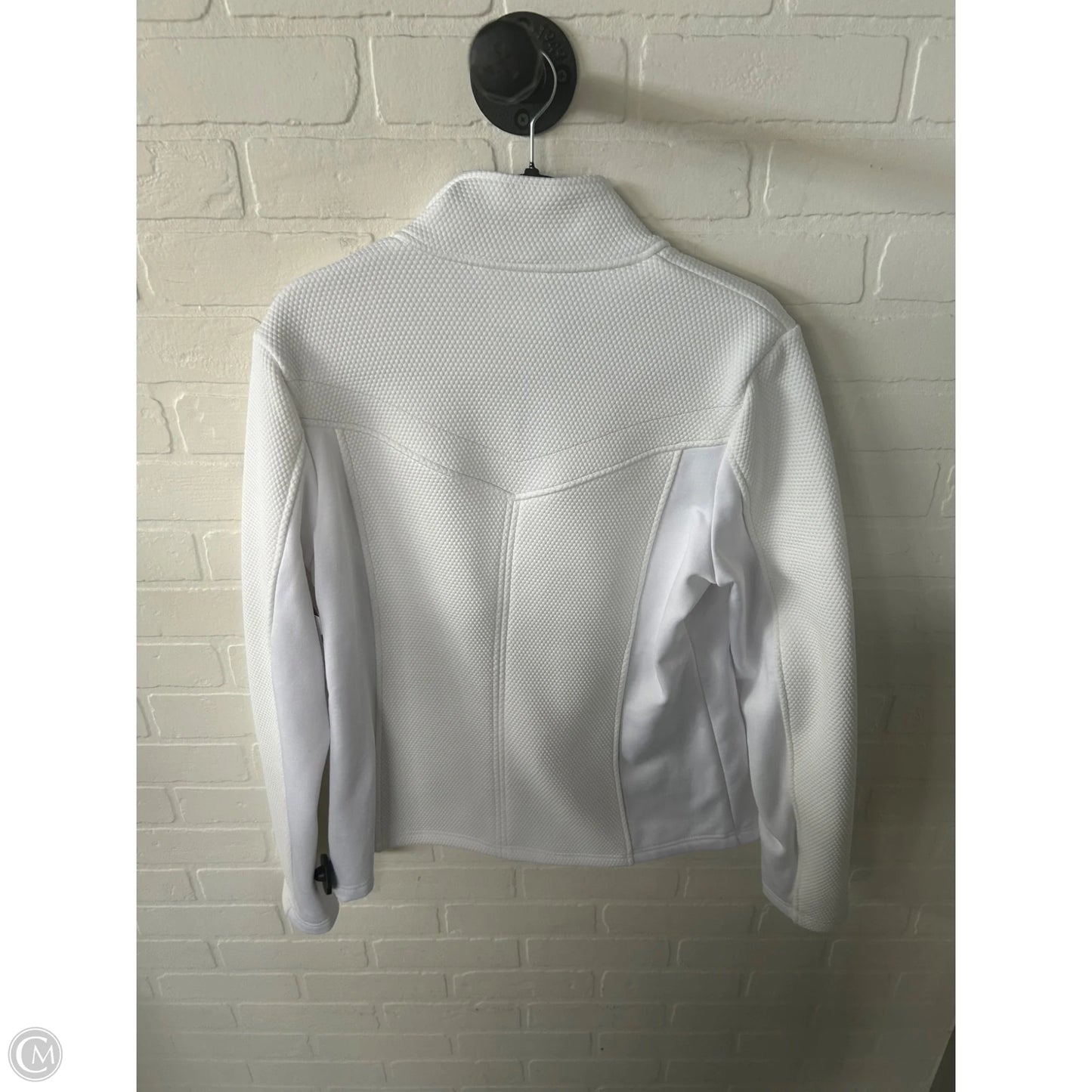 Jacket Fleece By Spyder In White, Size: L