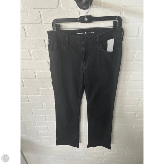 Jeans Boot Cut By Old Navy In Black Denim, Size: 8p