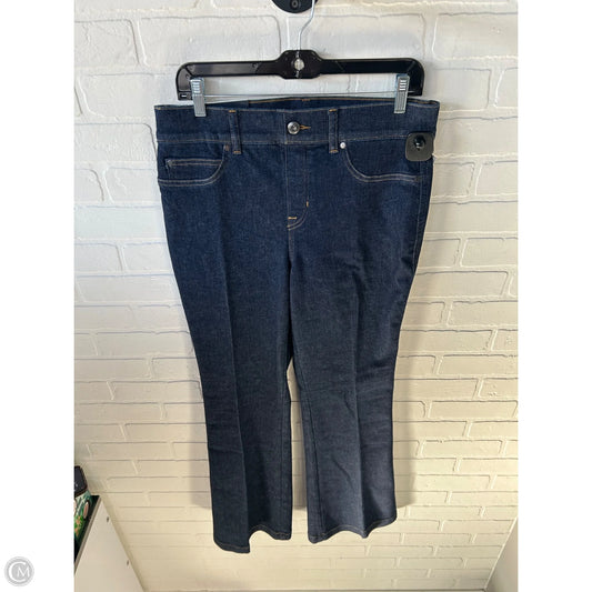 Jeans Flared By Spanx In Blue Denim, Size: 12