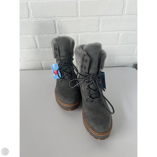 Boots Mid-calf Flats By Timberland In Grey, Size: 6