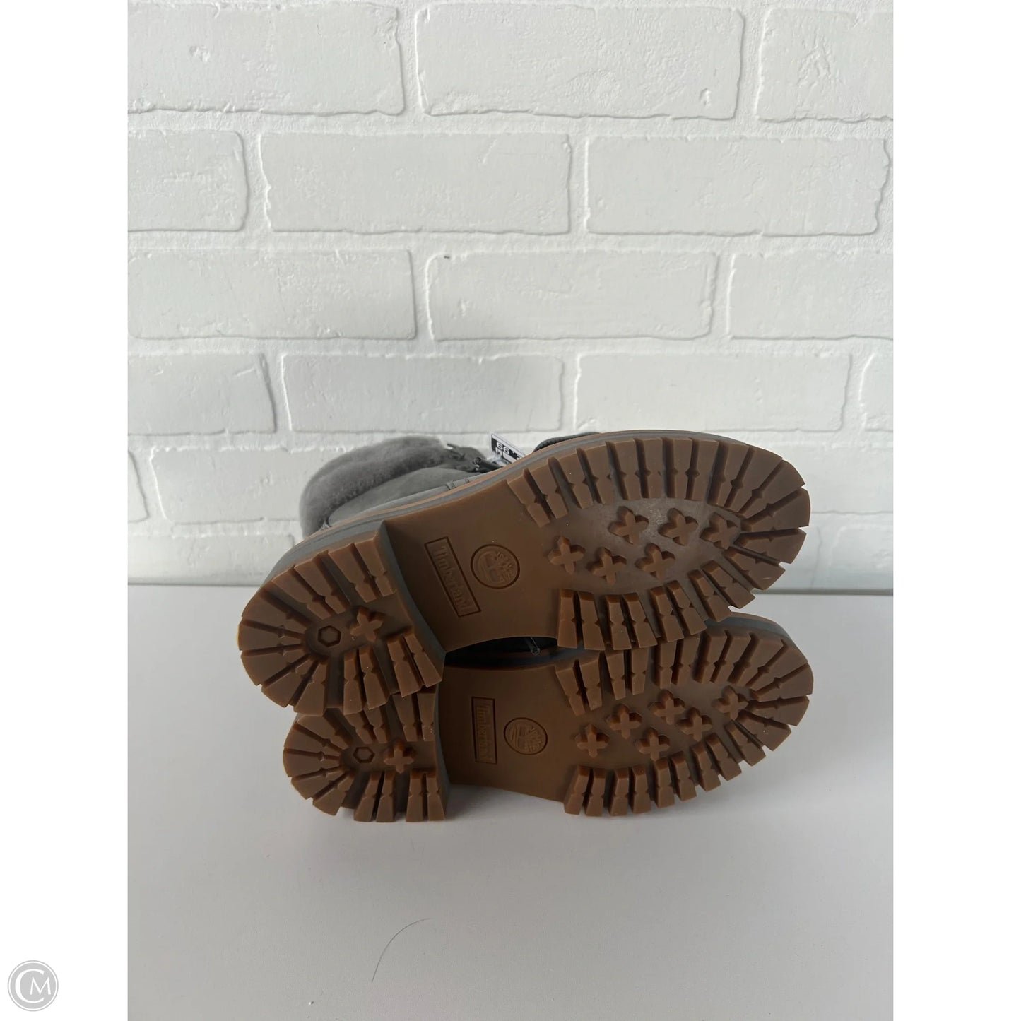 Boots Mid-calf Flats By Timberland In Grey, Size: 6