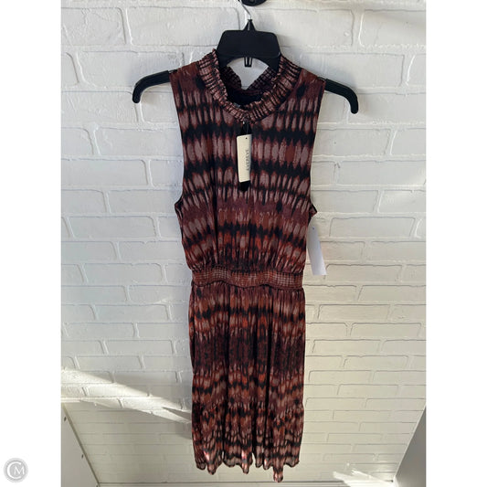 Dress Casual Midi By Evereve In Brown, Size: M