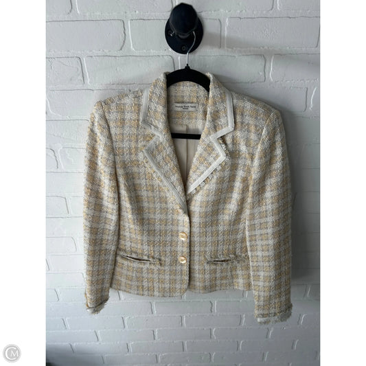 Blazer By Amanda Smith In Yellow, Size: Sp