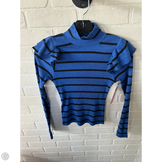 Top Long Sleeve By T.la In Black & Blue, Size: Xxs