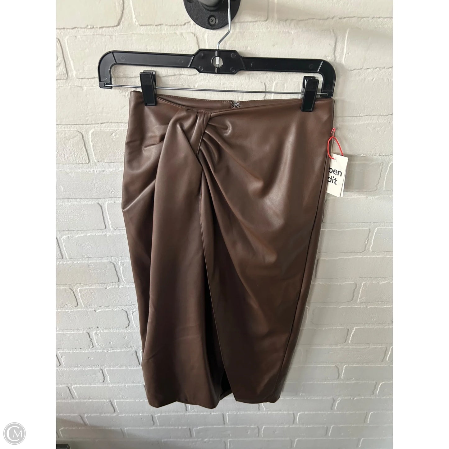 Skirt Midi By Open Edit In Brown, Size: 0