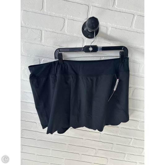 Athletic Skort By Mpg In Black, Size: 18