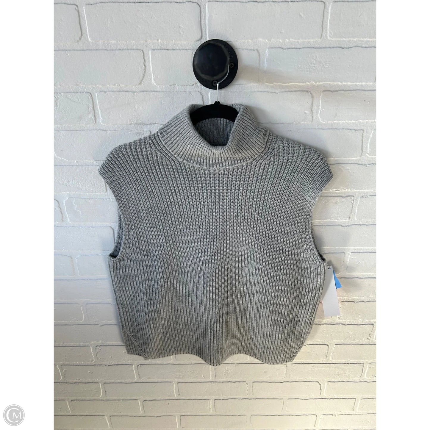 Vest Sweater By Abercrombie And Fitch In Grey, Size: S